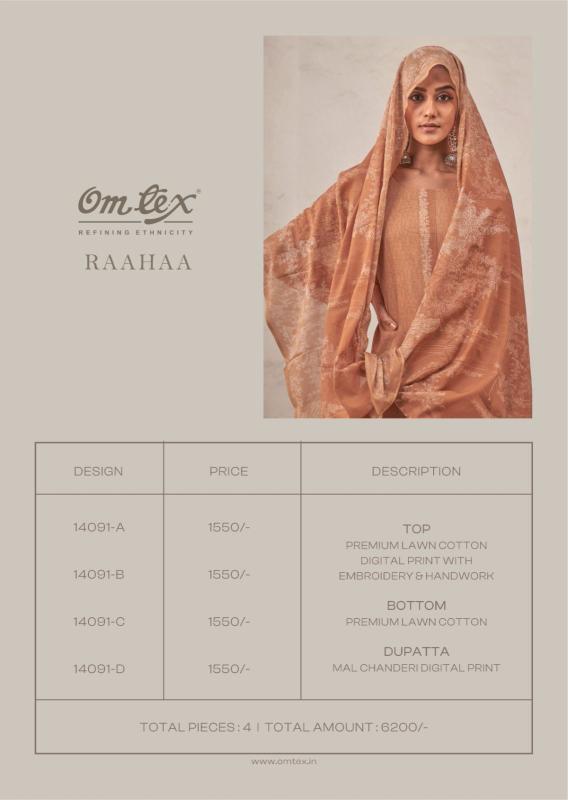 Omtex raahaa cotton dress material wholesale